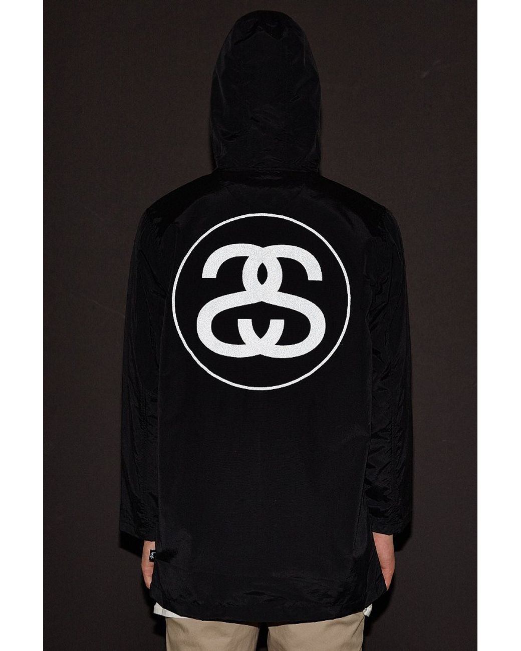 Stussy 3m Reflective Ss Link Hooded Jacket in Black for Men | Lyst