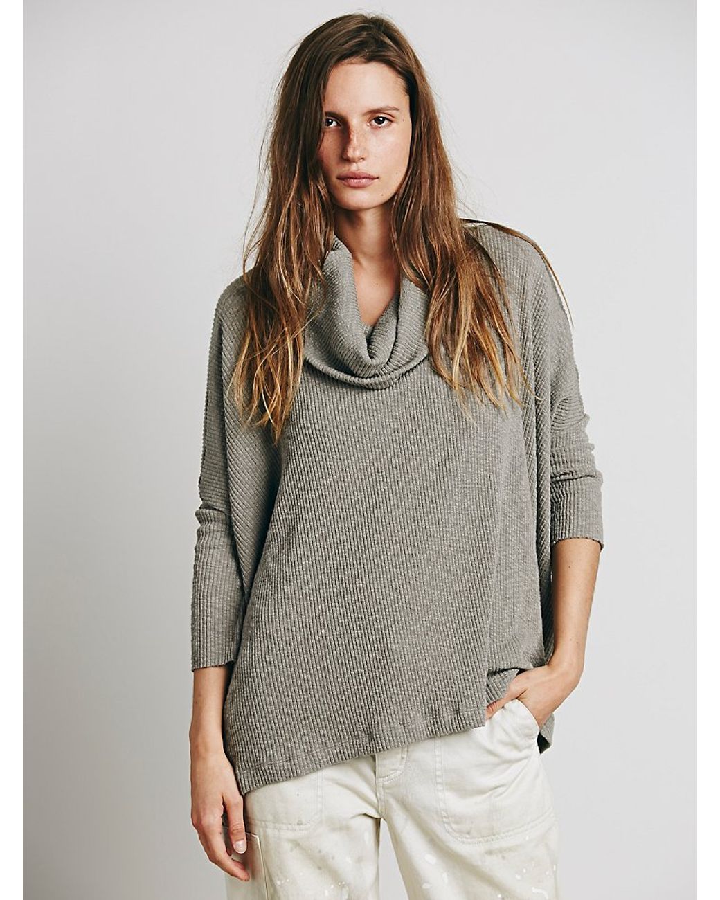 フリーピープル Free People Big City Turtleneck レディース Sweaters Sand Combo Free People Big City Turtleneck Sand Combo MD (Women's 8-10