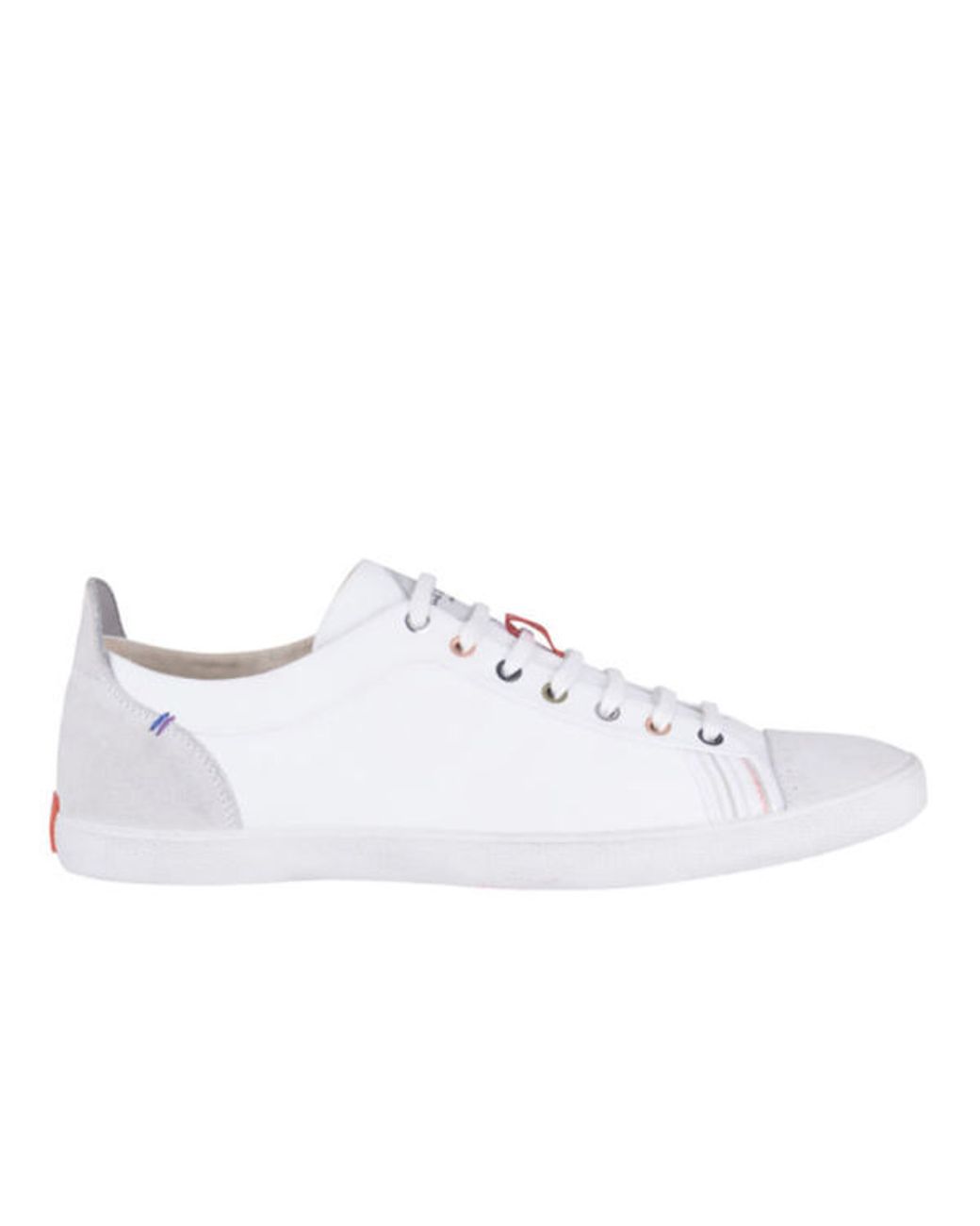 Paul Smith Mens Vestri Leather Trainers in White for Men | Lyst UK
