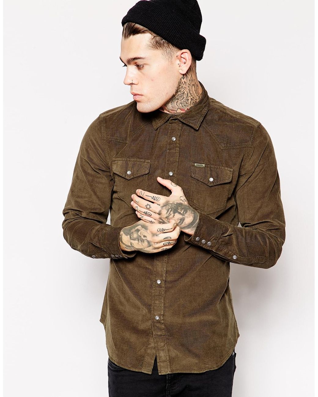 diesel cord shirt