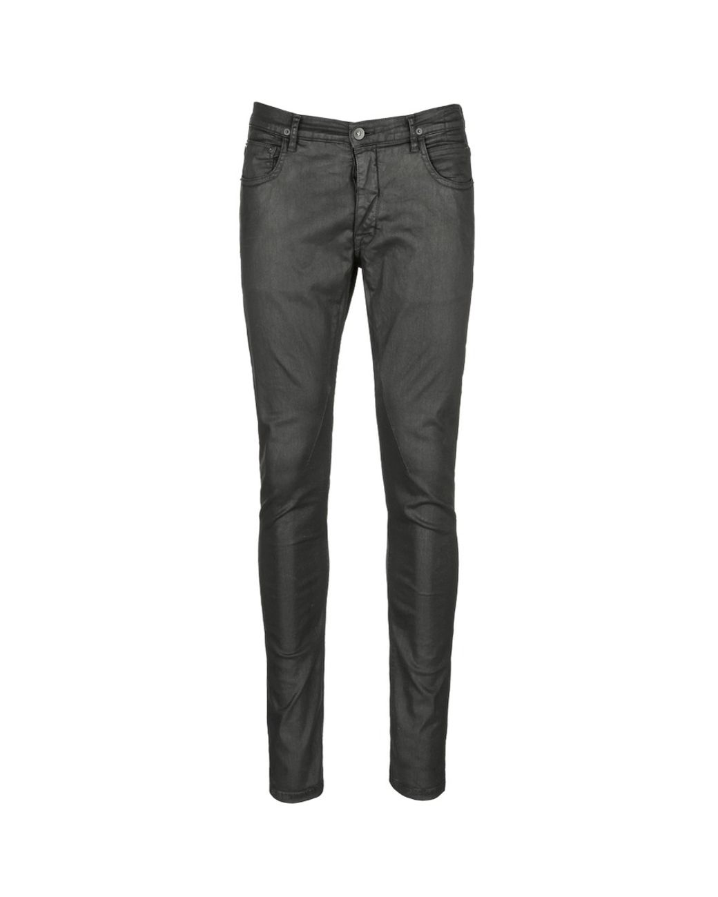 Rick Owens DRKSHDW 'detroit' Waxed Denim Slim Fit Jeans in Black for Men |  Lyst