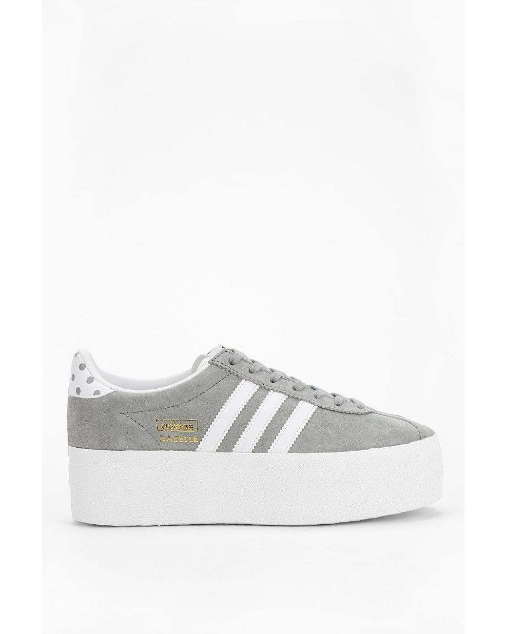 adidas Gazelle Platform Sneaker in Grey (Gray) | Lyst