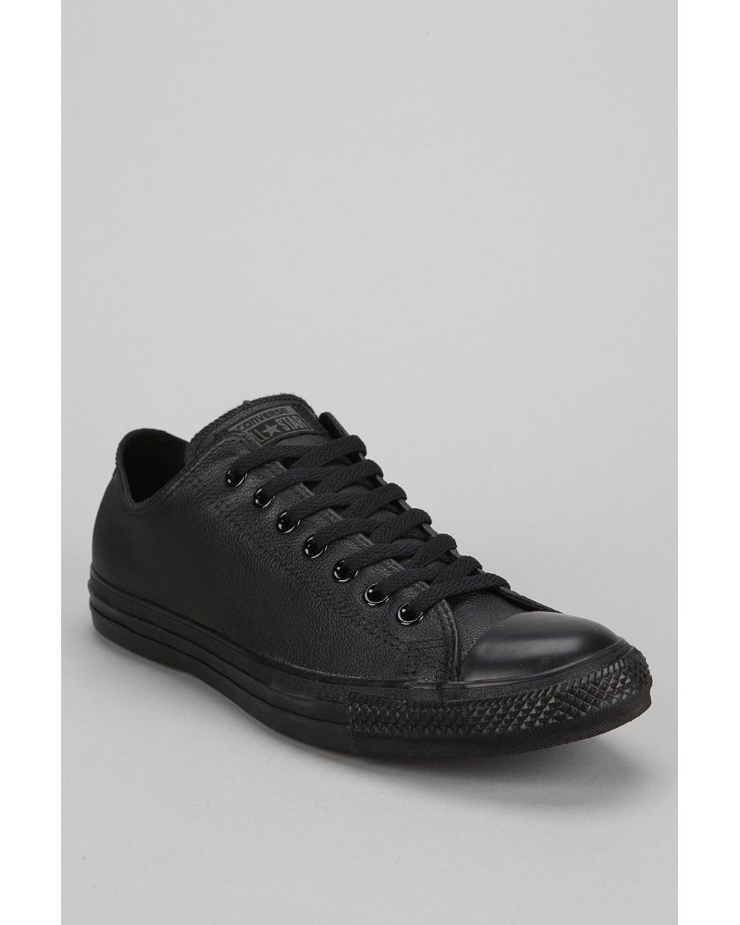 Converse Chuck Taylor All Star Leather Low-Top Men'S Sneaker in Black for Men Lyst