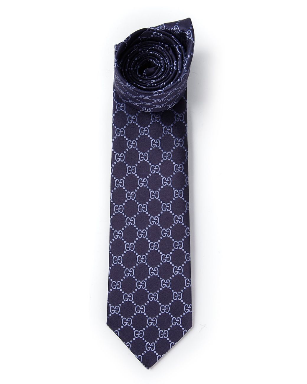 Gucci Monogram Print Tie in Purple for Men Lyst