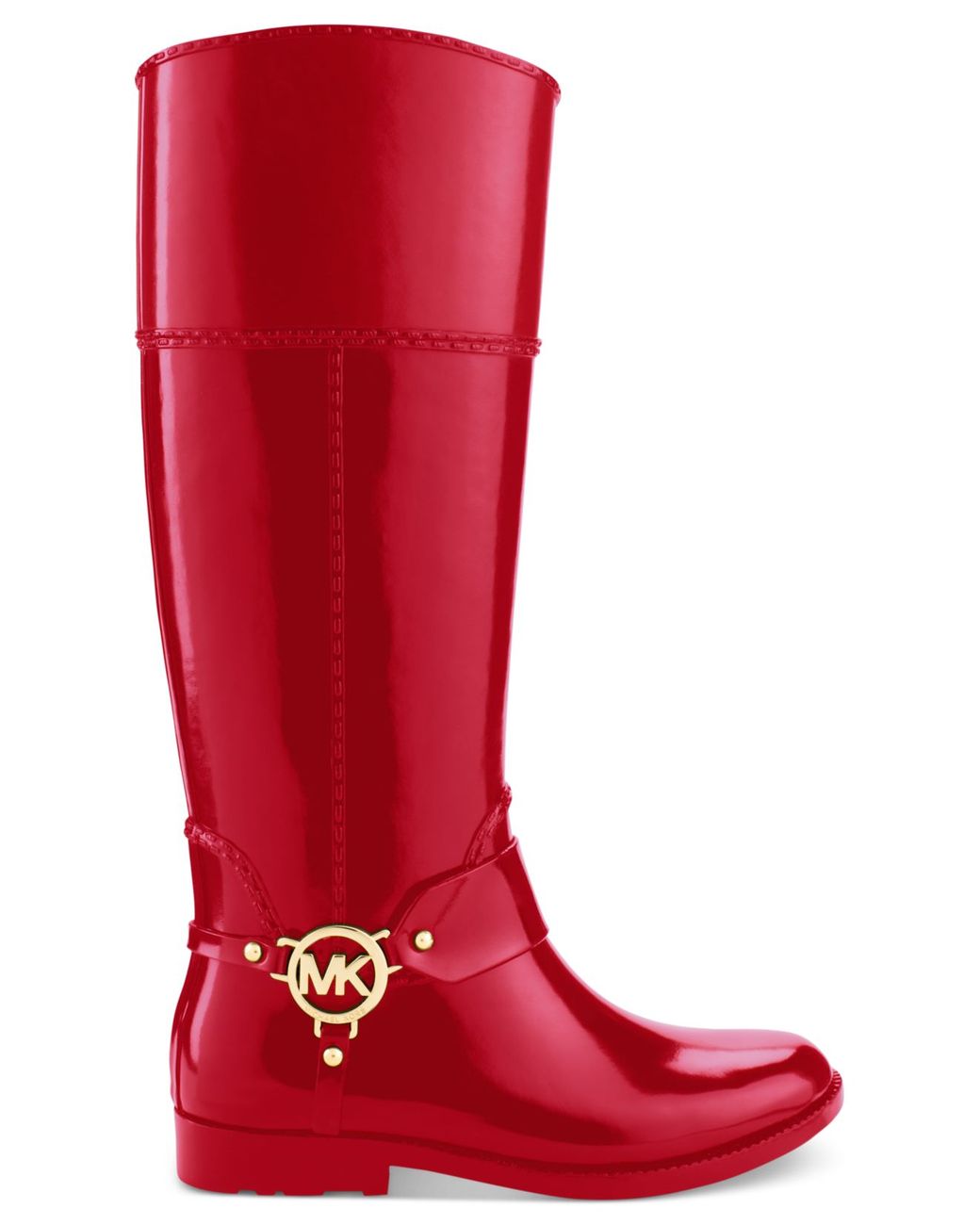Michael Kors Michael Fulton Harness Rain Boots in Red | Lyst