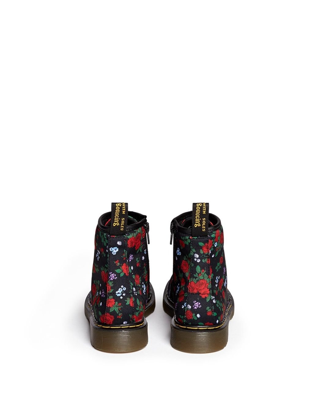 Dr. Martens 'Delaney' Floral Print Canvas Kids Boots | Lyst