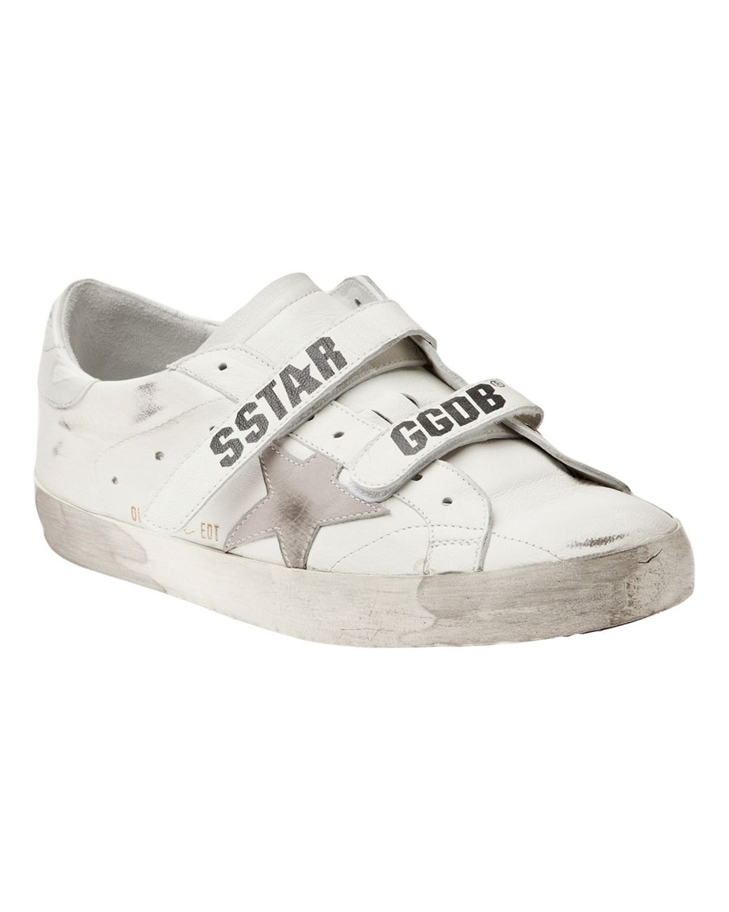 Golden Goose Superstar Old School Trainer in White Lyst