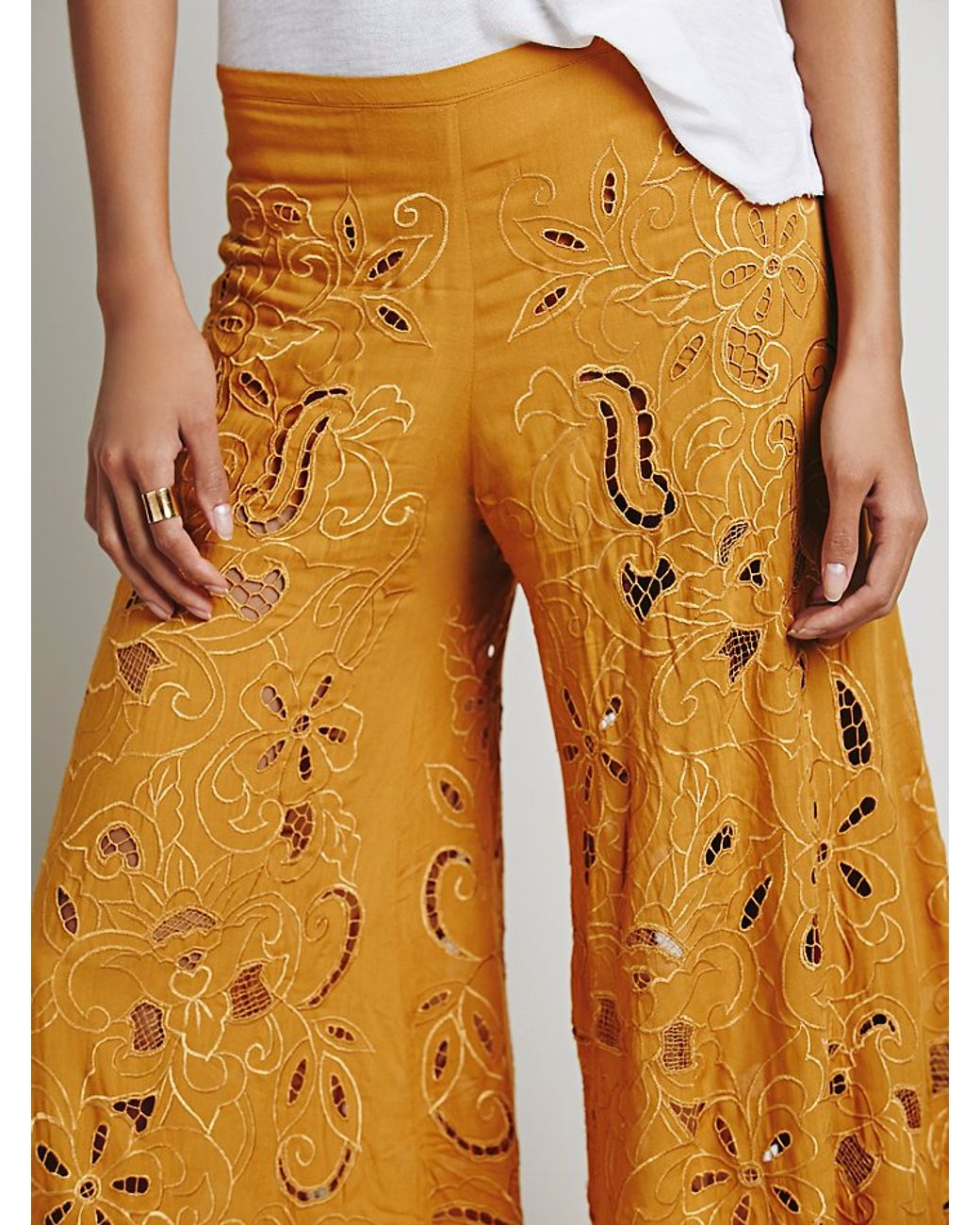 Free People Bali Wildflower Wide Leg Pant – Calico