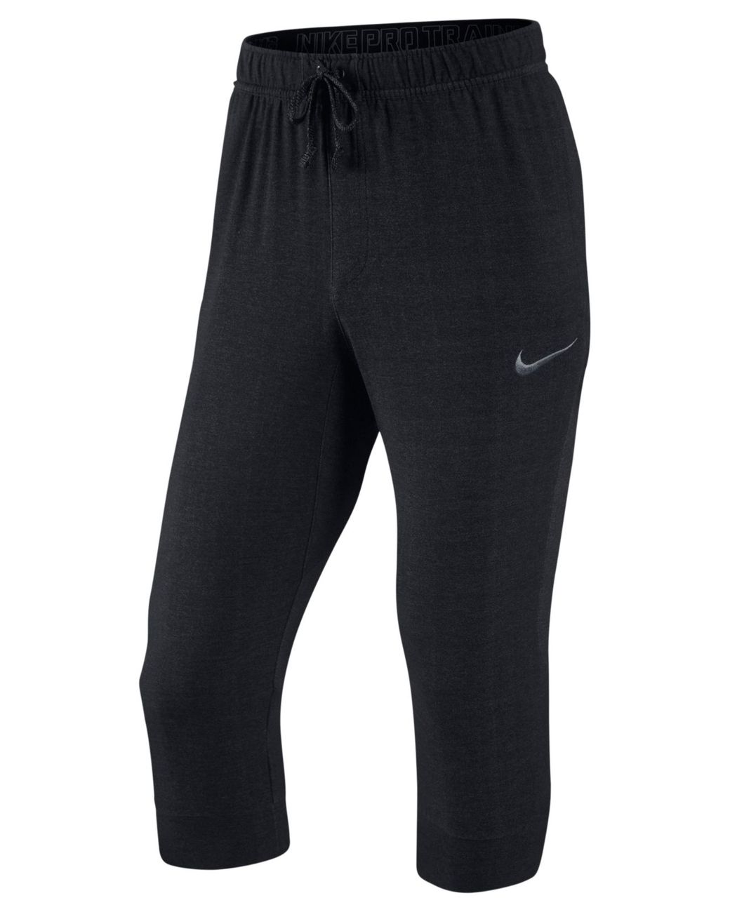 Nike Men's Touch Dri-fit Fleece 3/4 Length Pants in Black for Men | Lyst