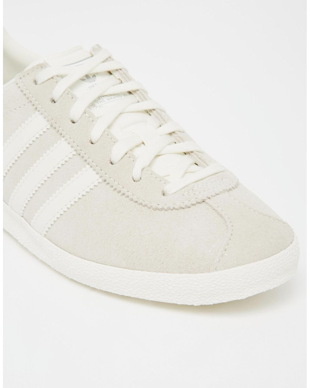 adidas Originals Originals Off White Suede Gazelle Og Trainers in Natural |  Lyst