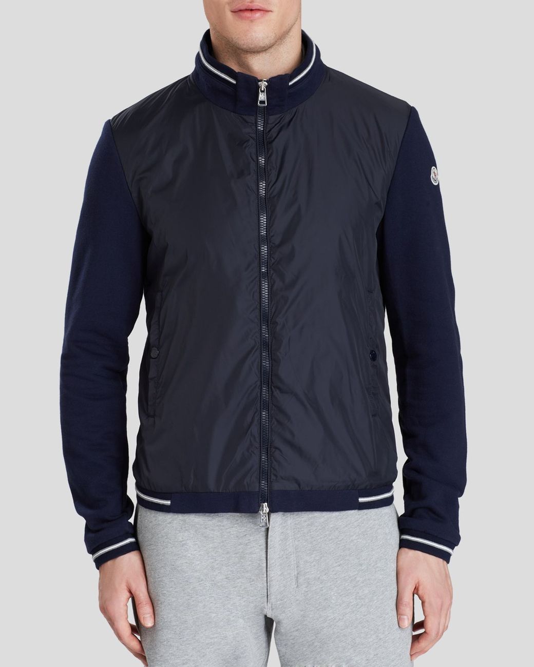 Moncler Maglia Cardigan in Navy (Blue) for Men | Lyst