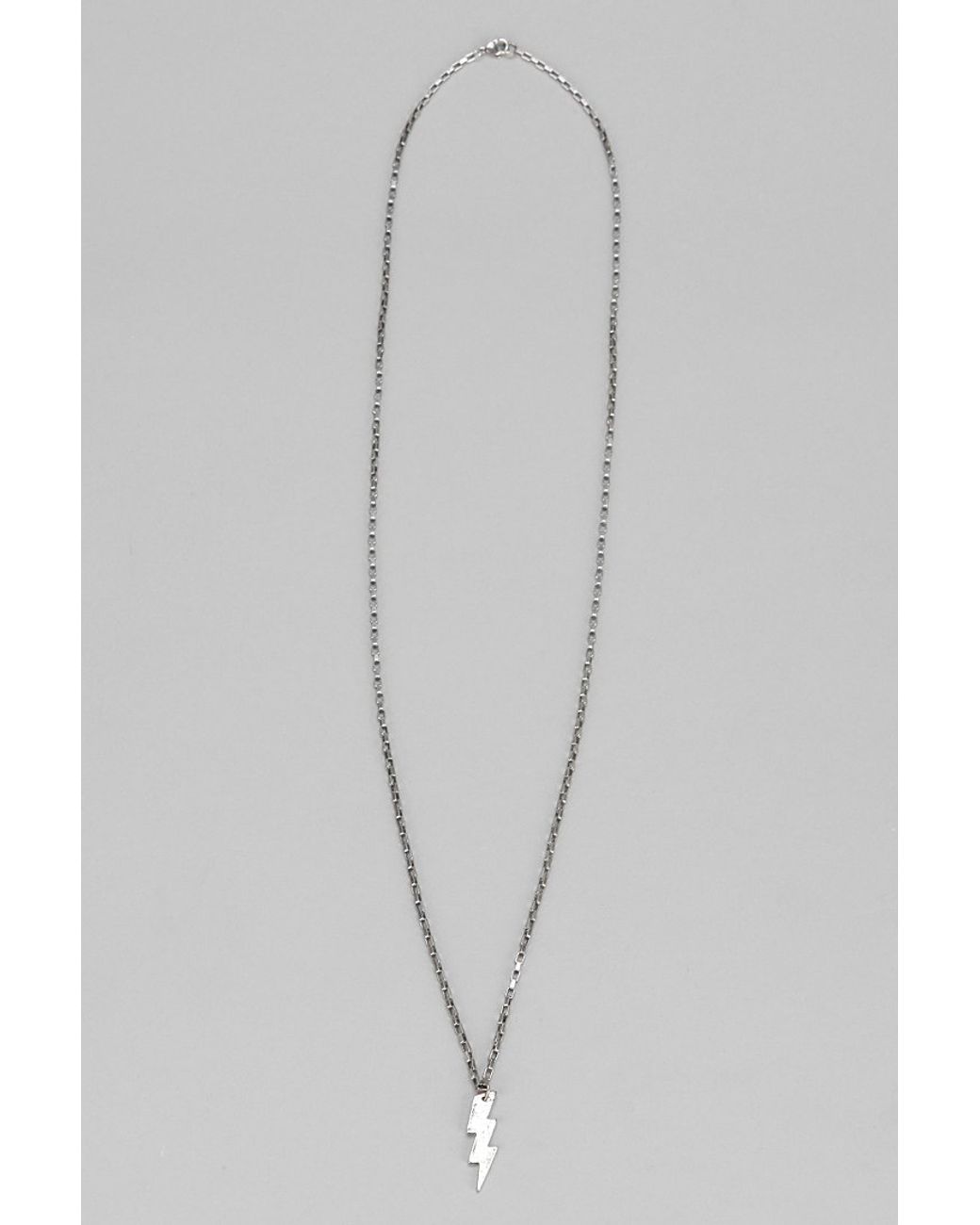 Lightning Bolt Pendant Necklace 