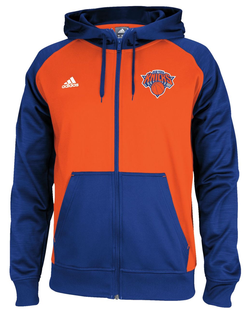 adidas Men'S New York Knicks Pre-Game Full-Zip Hoodie in Blue for Men | Lyst