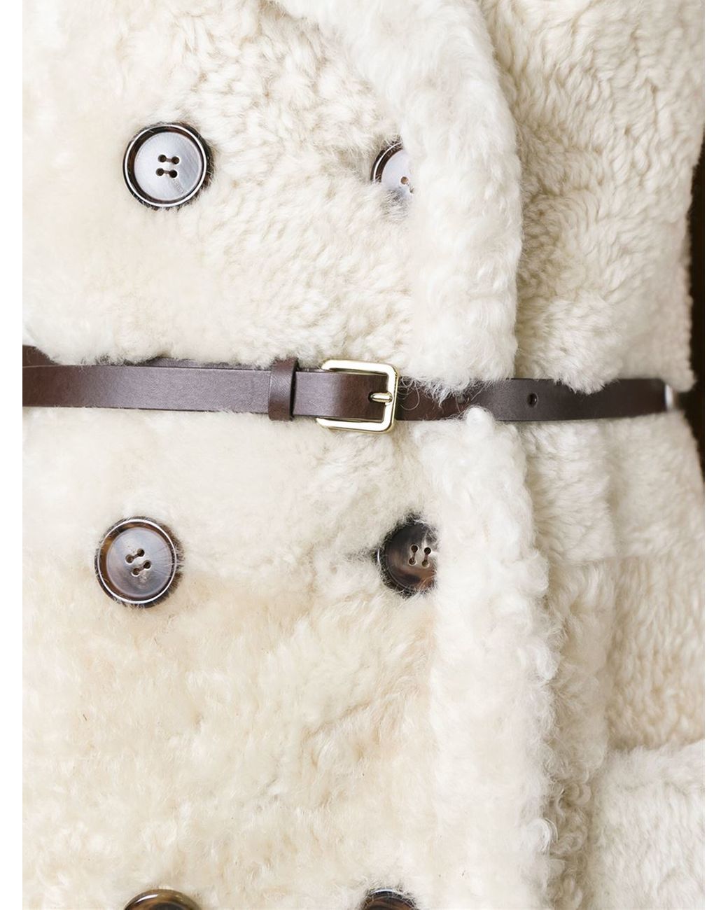Chloe reversible deals shearling coat