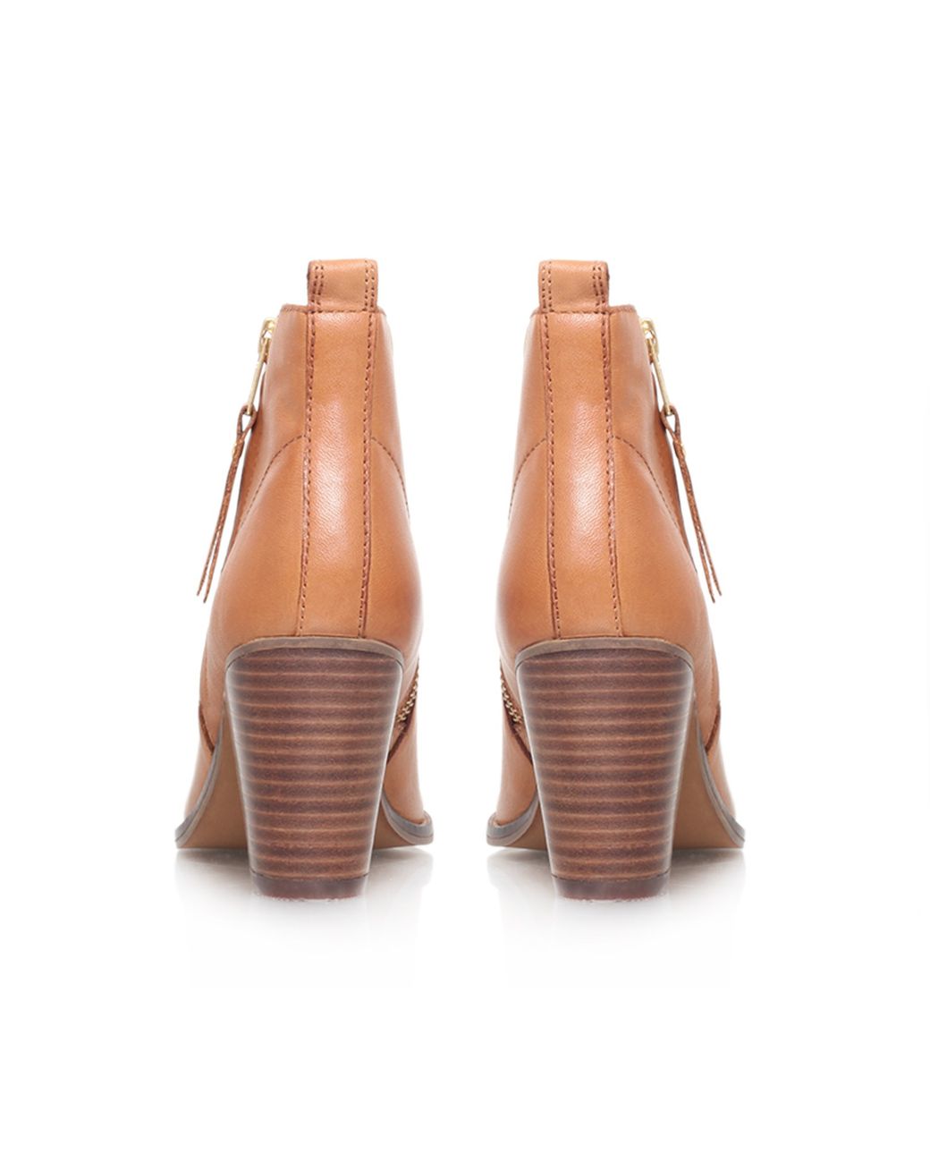 Carvela Kurt Geiger Tanga Block Heeled Ankle Boots in Brown | Lyst Canada