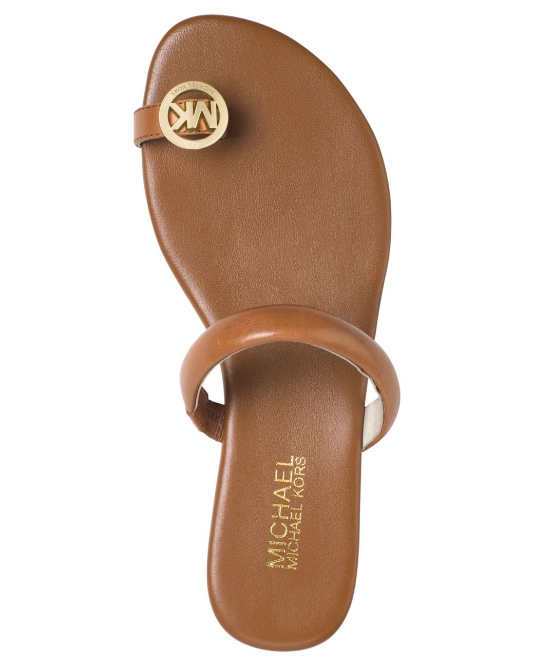 Schepsel Abnormaal Republikeinse partij Michael Kors Michael Nora Toe Thong Sandals in Brown | Lyst