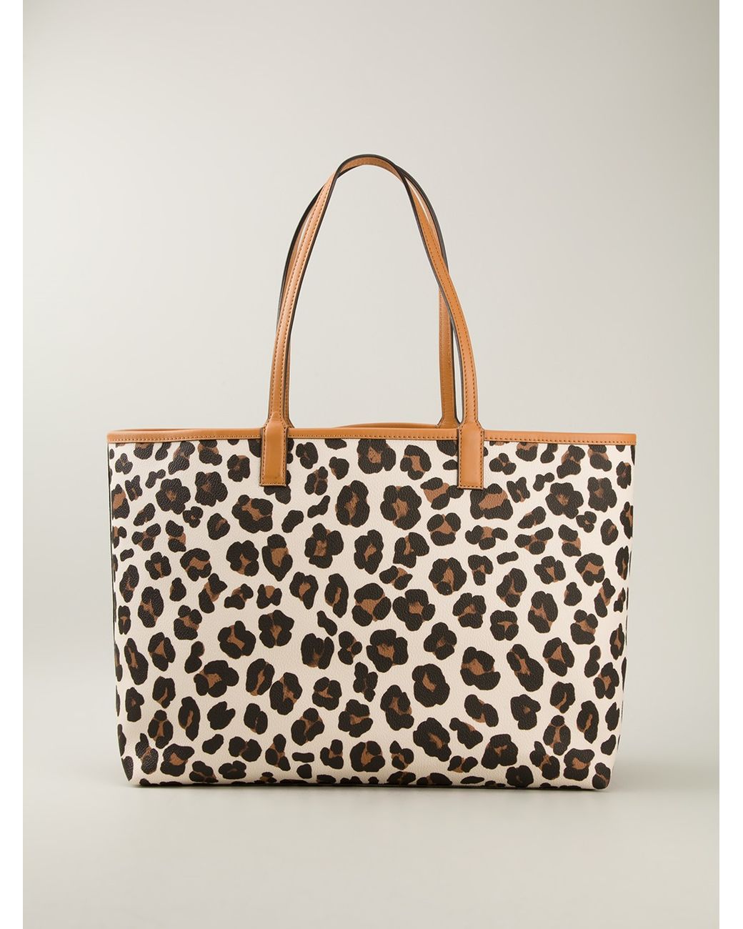 Tory Burch Leopard Print Tote in Black | Lyst Tory Burch Leopard Print Tote in Black | Lyst
