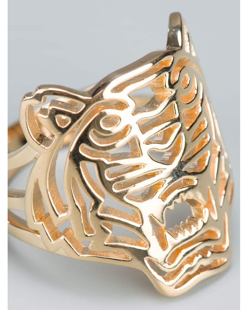 Tigre Yellow Gold Ring Kenzo Gold Size 54 EU In Yellow Gold