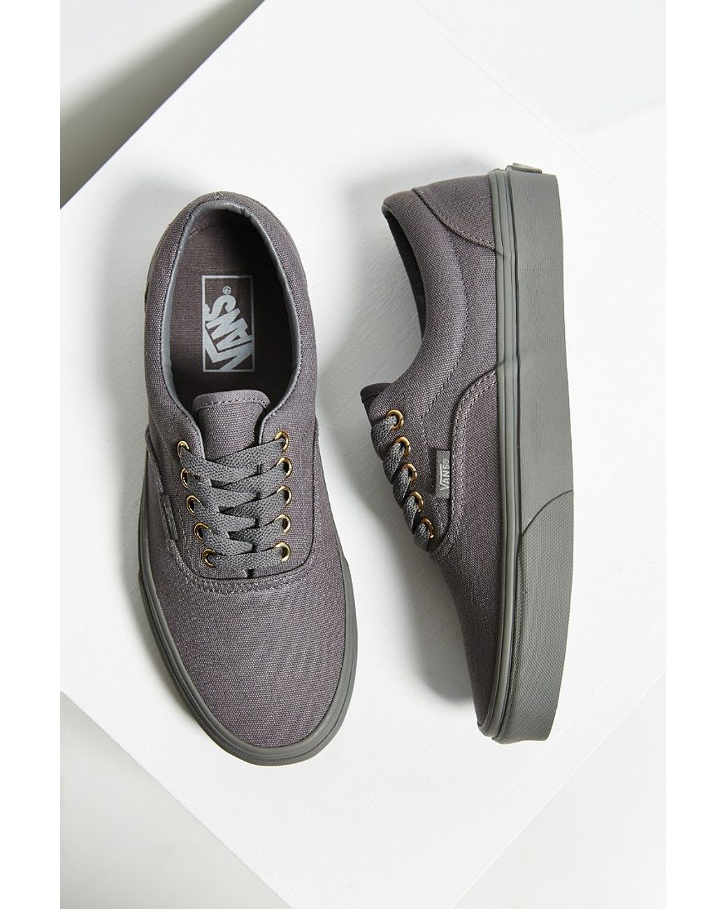 Vans Era Gold Mono Sneaker in Gray | Lyst