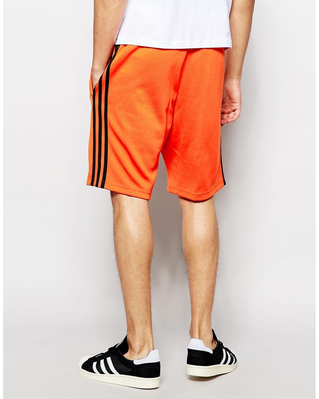 adidas Originals Superstar Shorts Aj6940 in Orange for Men Lyst