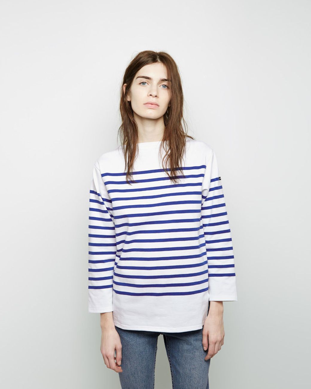 Saint James Women's Blue Naval Ii Top