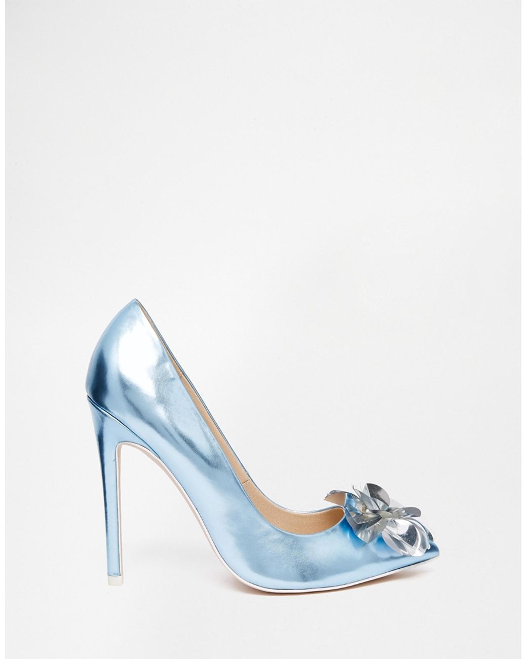 Ice blue heels sale