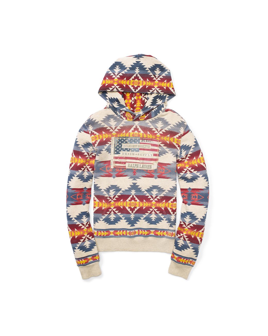 Denim & Supply Ralph Lauren Flag-patch French Terry Hoodie for Men | Lyst