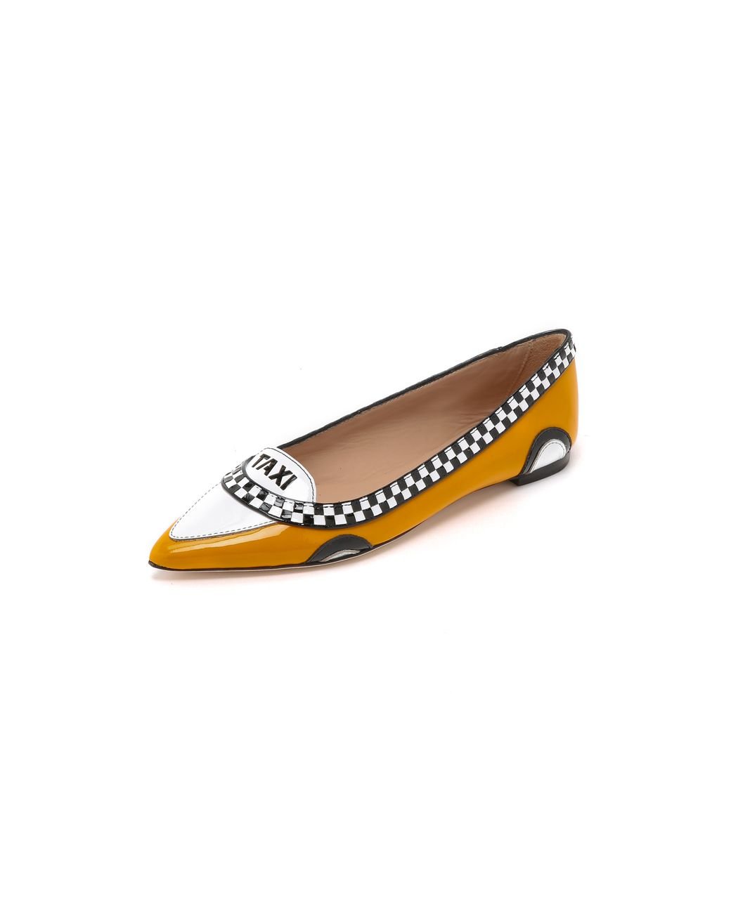 Kate Spade Go Taxi Flats in Yellow | Lyst