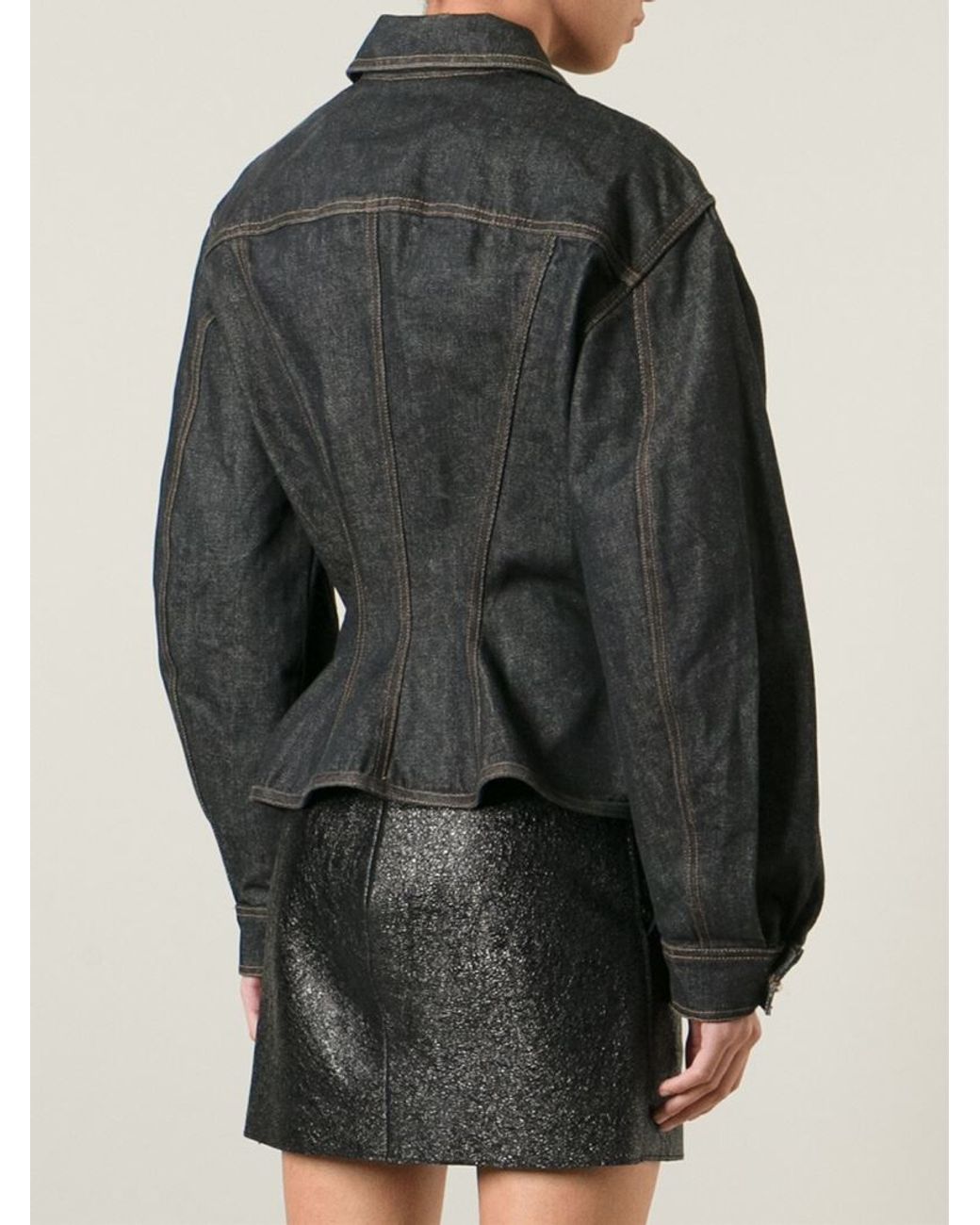 Black jean jacket juniors best sale