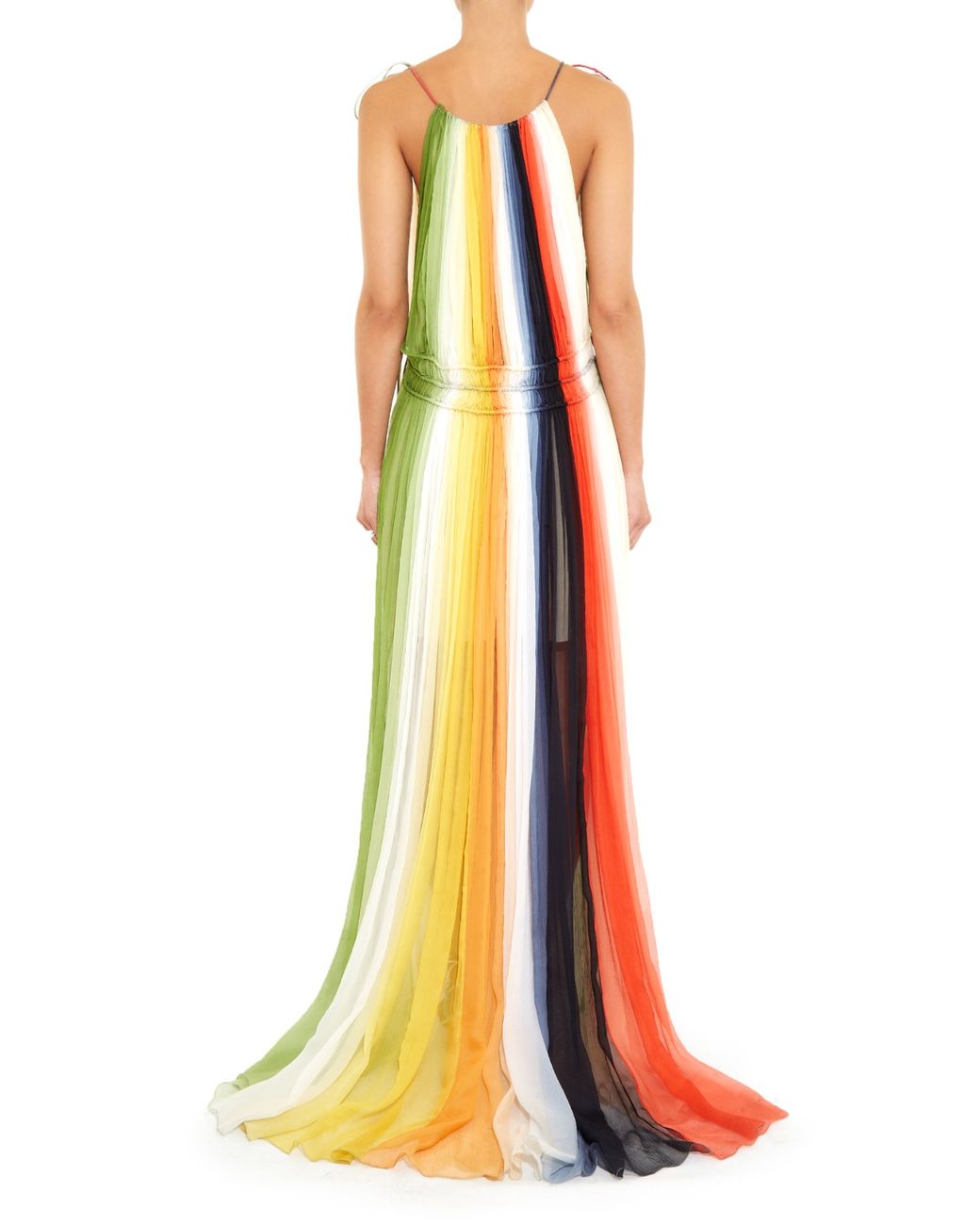 Chiffon on sale rainbow dress