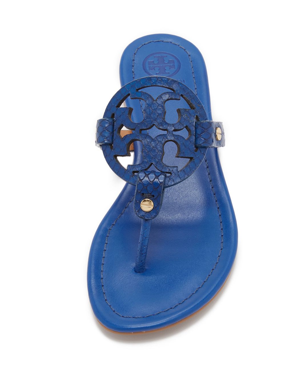 Tory Burch Miller Sandals in Blue | Lyst