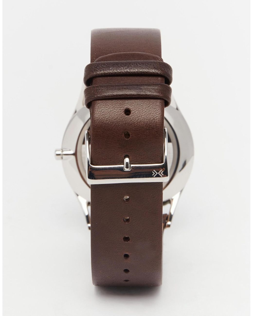 Skagen Holst Leather Watch In Brown Skw6237 for Men | Lyst