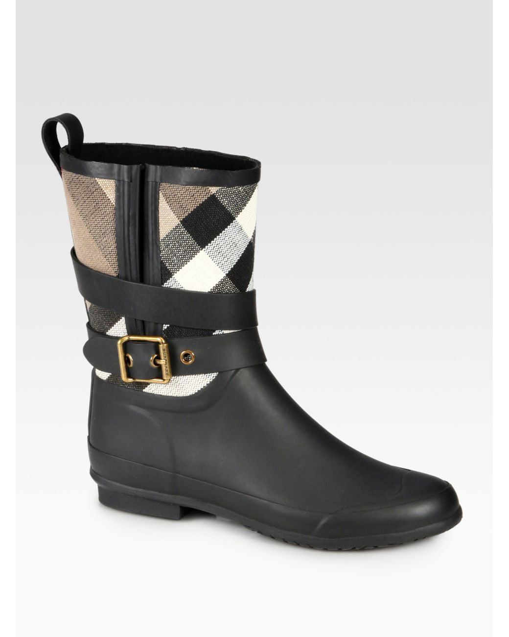Stay Dry In Holloway Rain Boots: Burberry - Shoe Effect