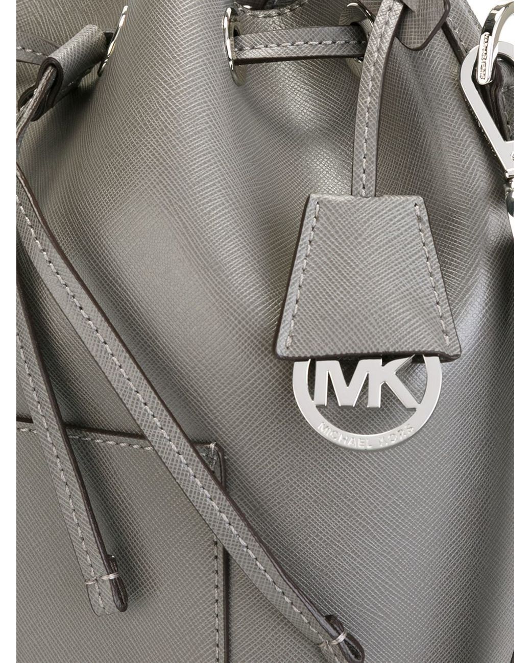 Michael Kors Greenwich Bucket Bag - White Bucket Bags, Handbags - MIC61352