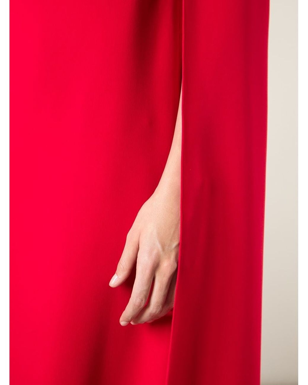 Red Valentino★素敵！One-shoulder ette dress Valentino One Shoulder Evening Gown in Red | Lyst