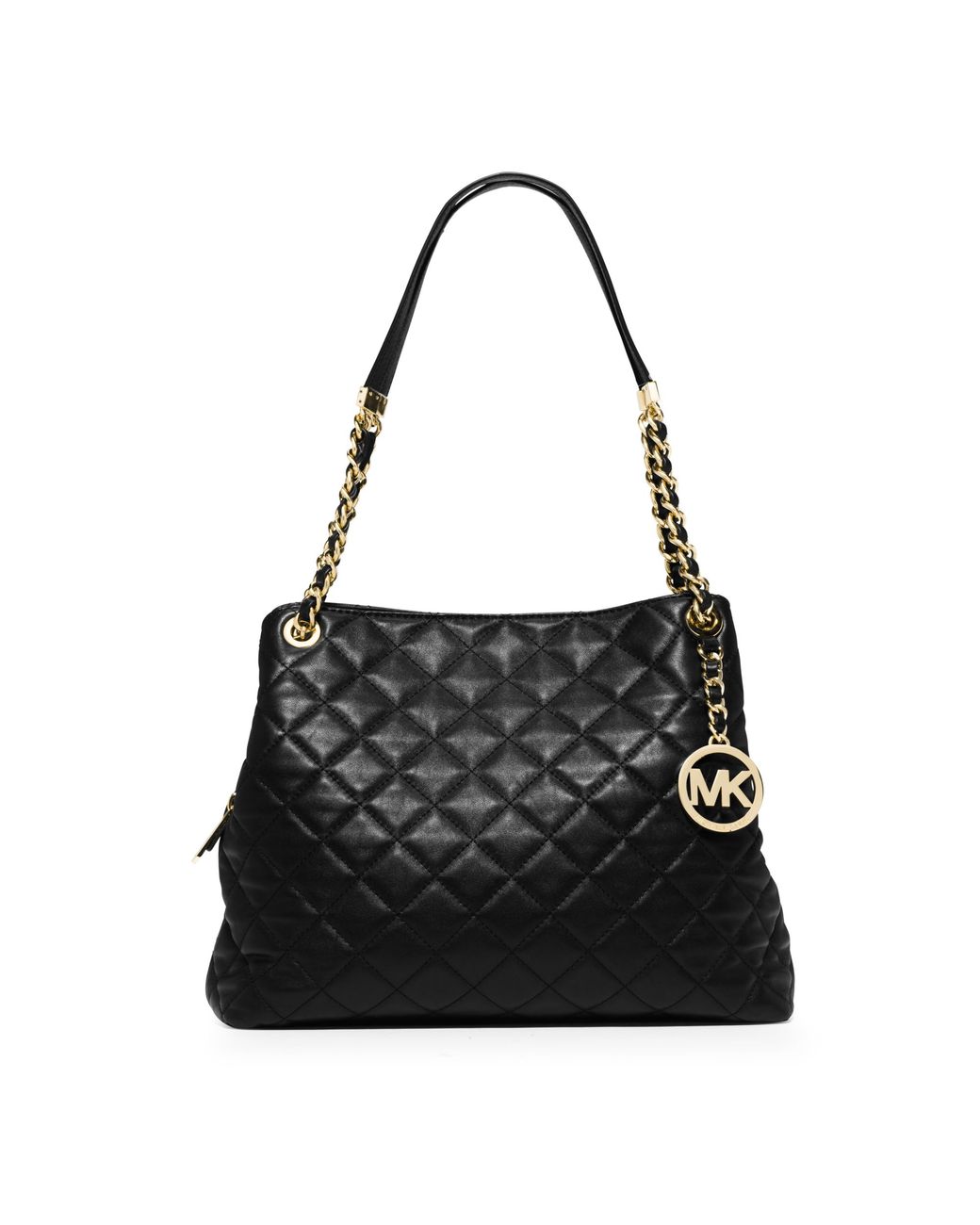 michael kors black quilted bag