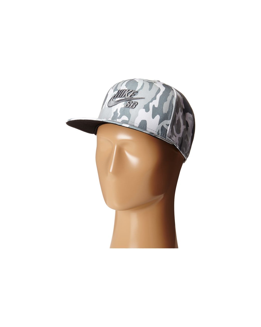 Nike Performance Camo Trucker Hat in White for Men | Lyst