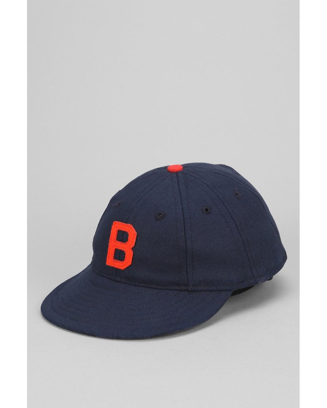 8 Panel Baseball Hat in Navy 