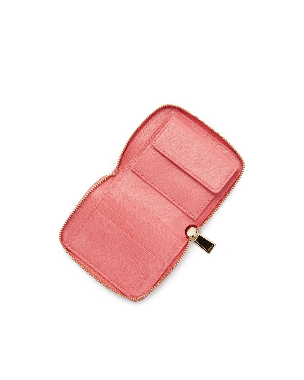 Furla Babylon Small Zip Around Wallet - Corallo in Pink | Lyst