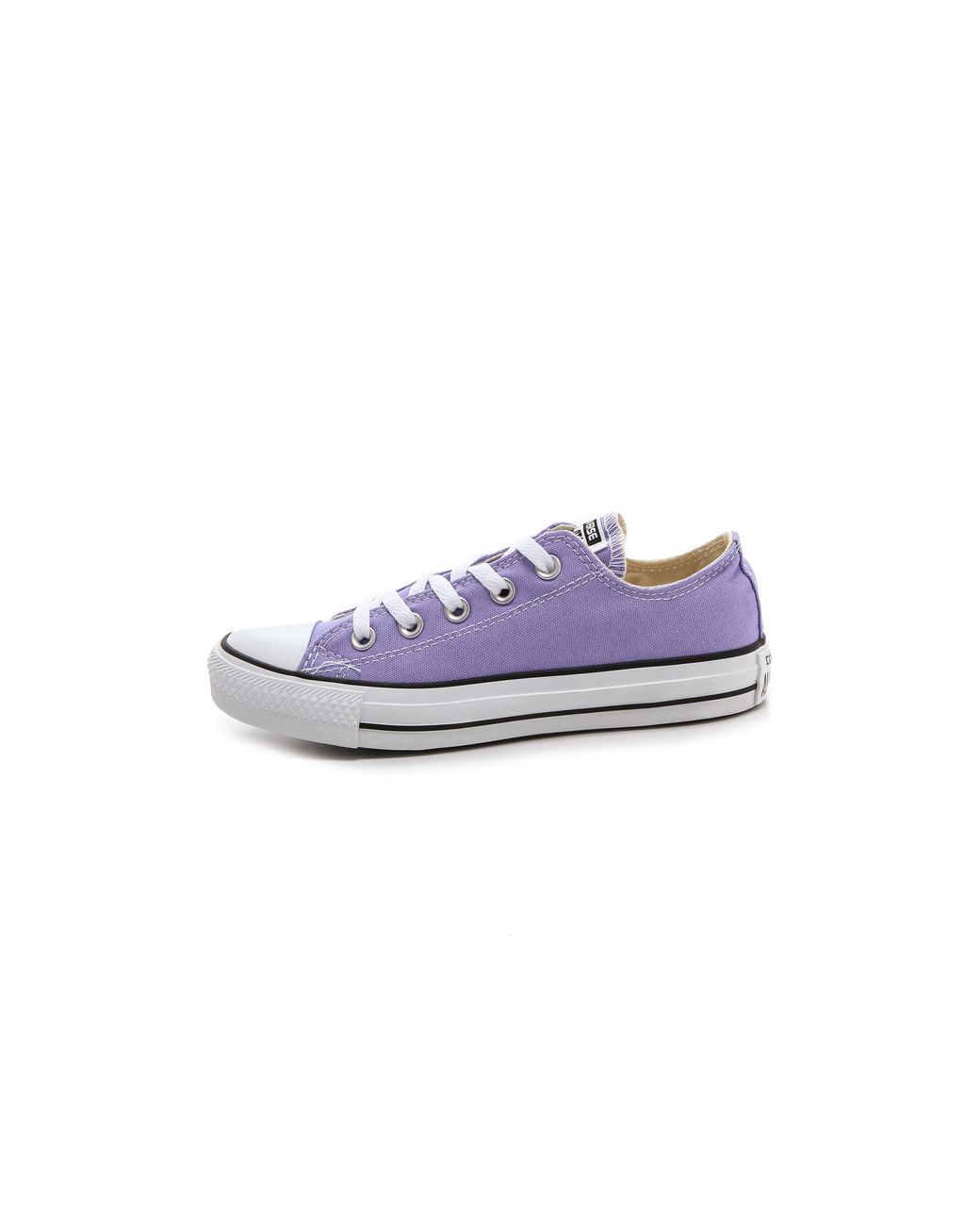 lavender low top converse