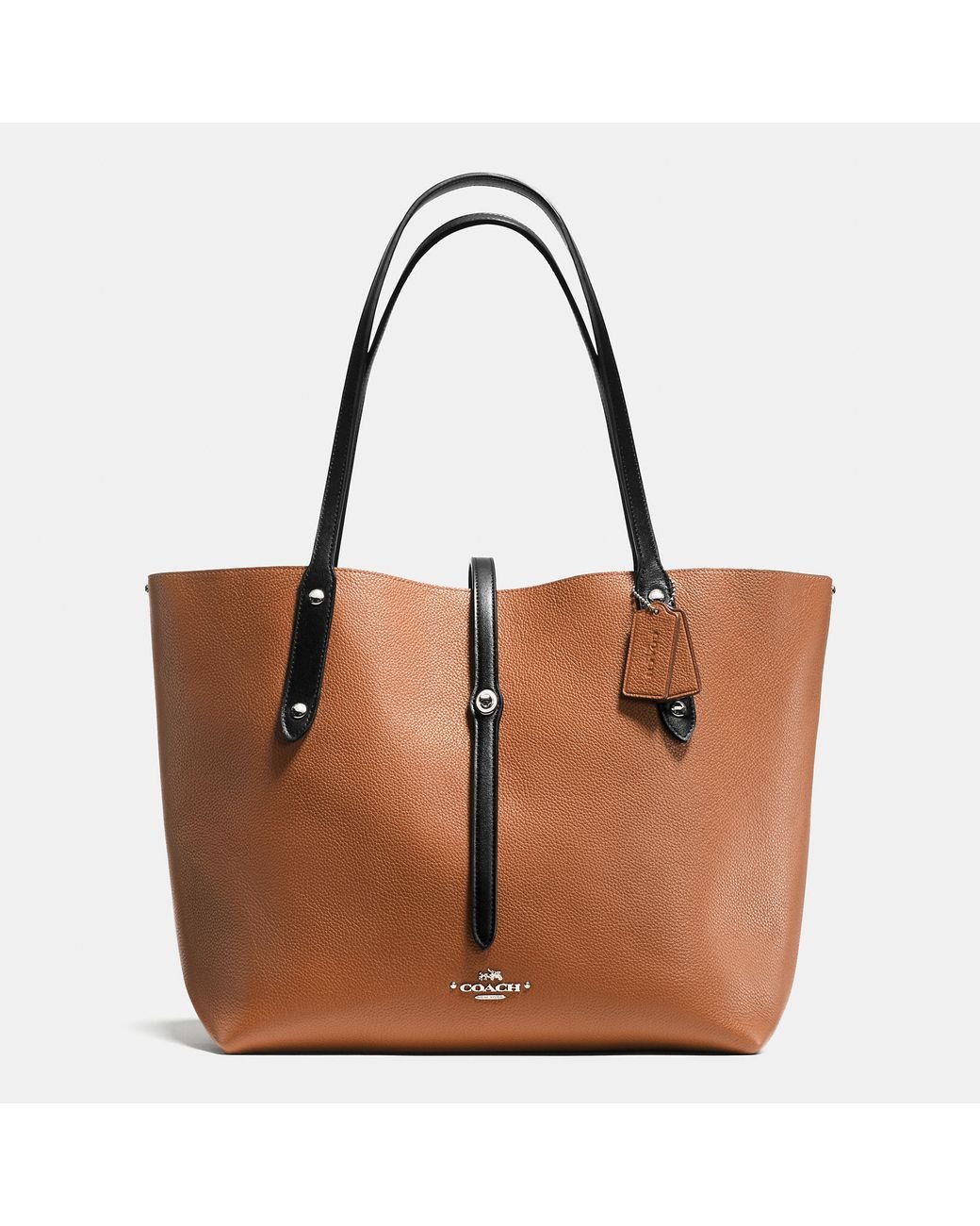 Coach metallic market tote sales