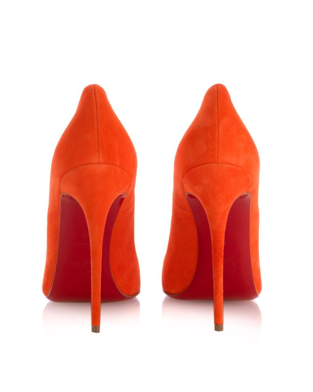 Louboutin orange heels shop