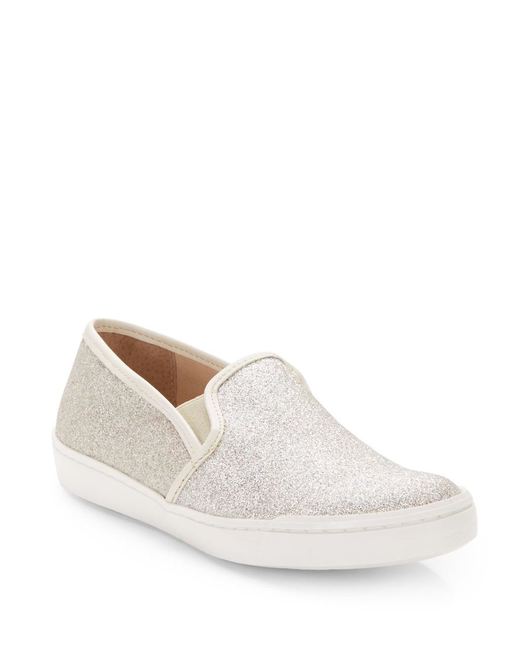 Steve Madden Glitter Slipon Sneakers in Metallic Lyst