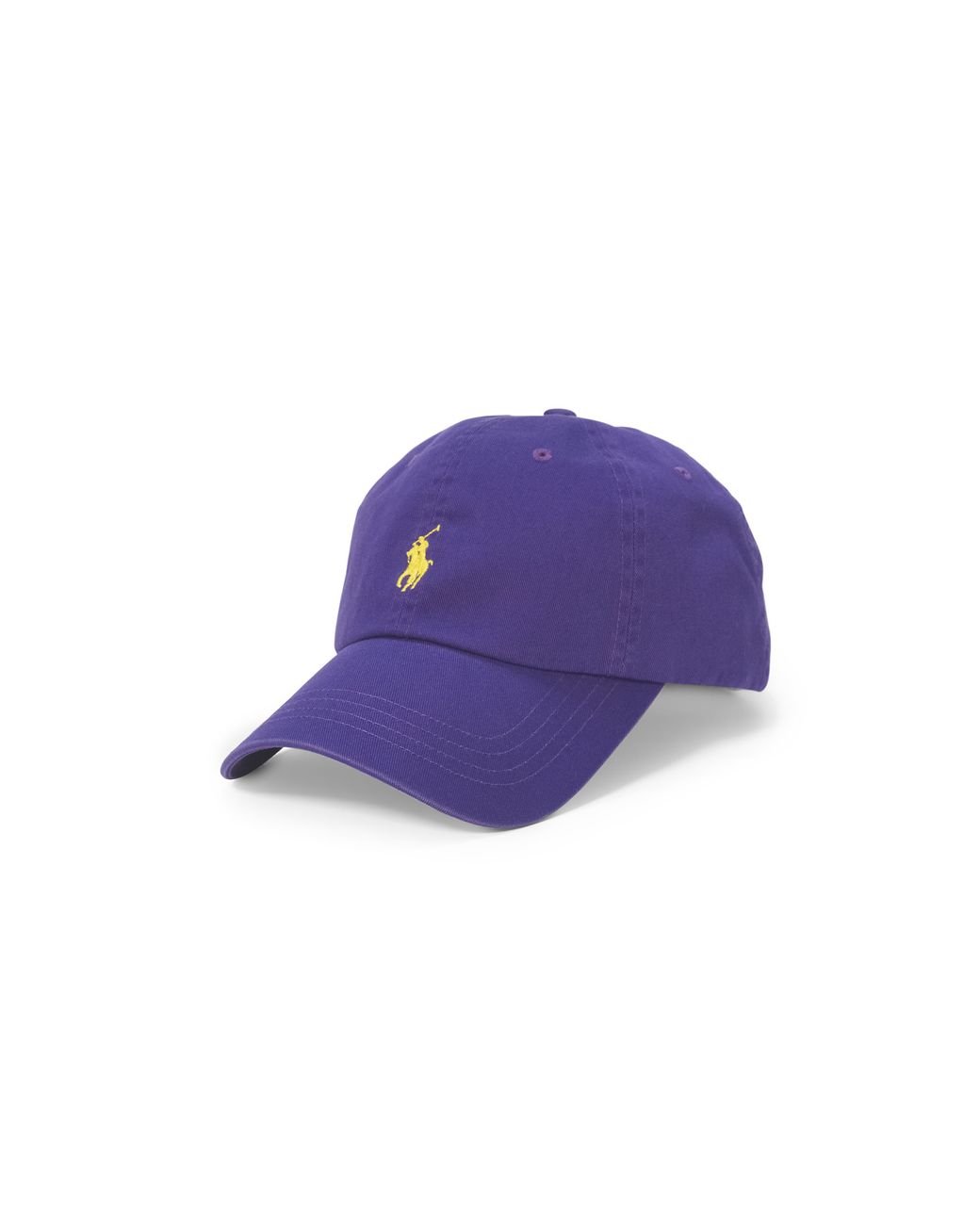 Purple ralph lauren hat sales