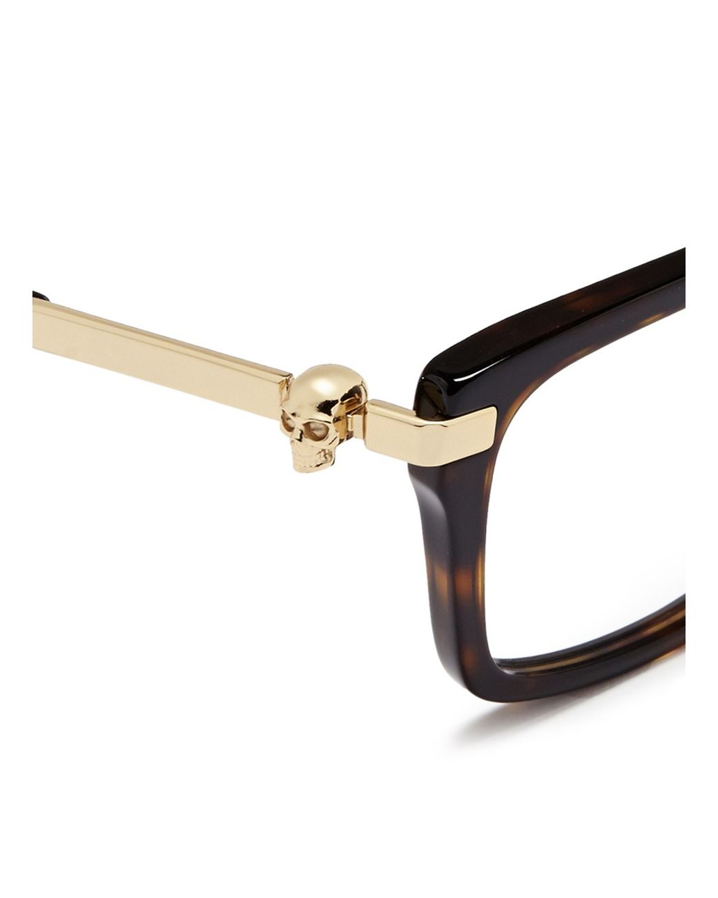 Alexander mcqueen glasses skull best sale