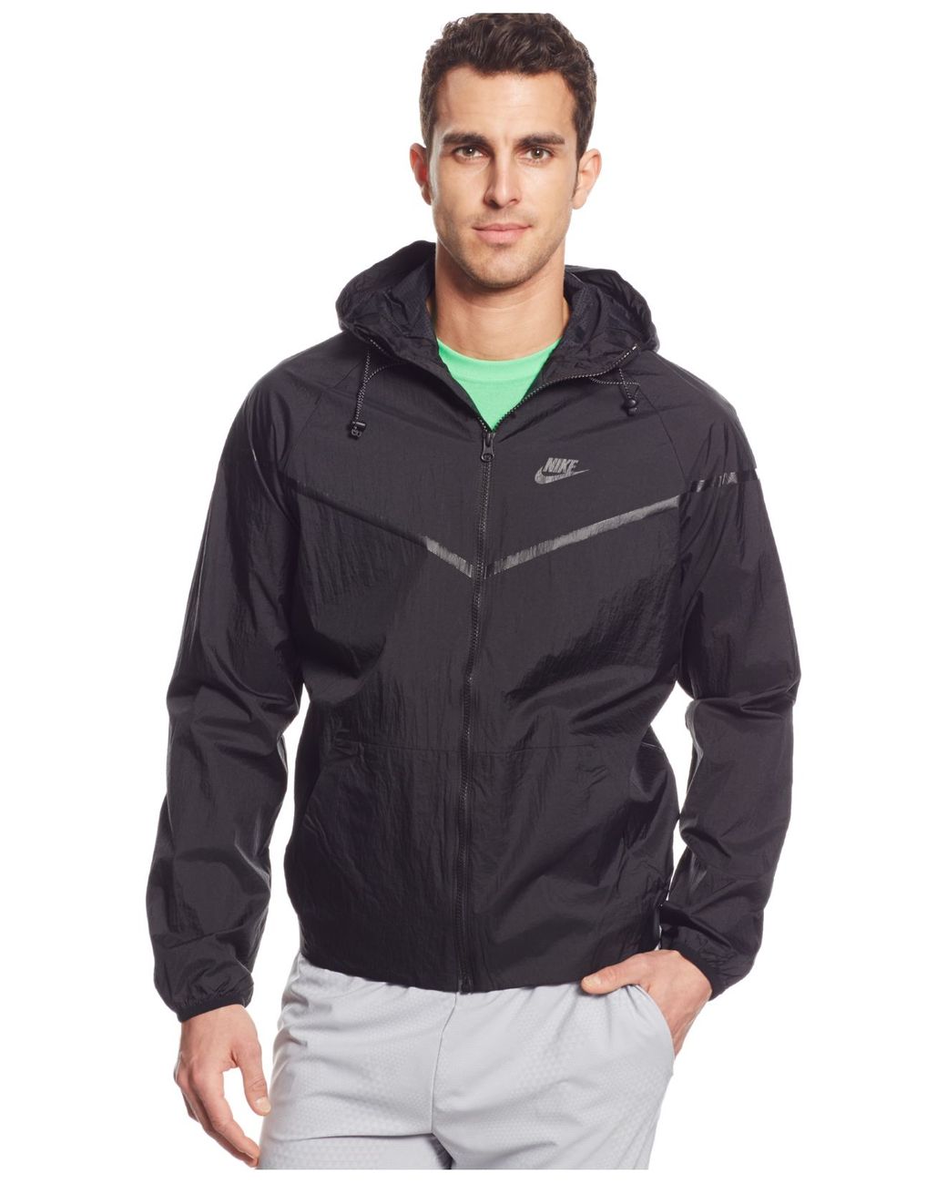 vorm Atticus Soedan Nike Tech Aeroshield Windrunner Jacket in Black for Men | Lyst