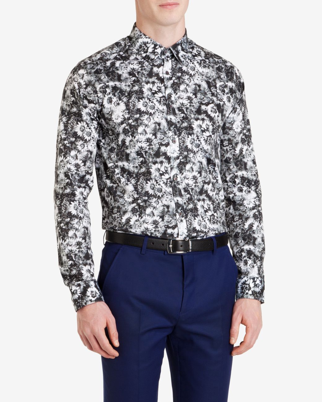 Ted Baker Cotton Printed Floral Shirt 