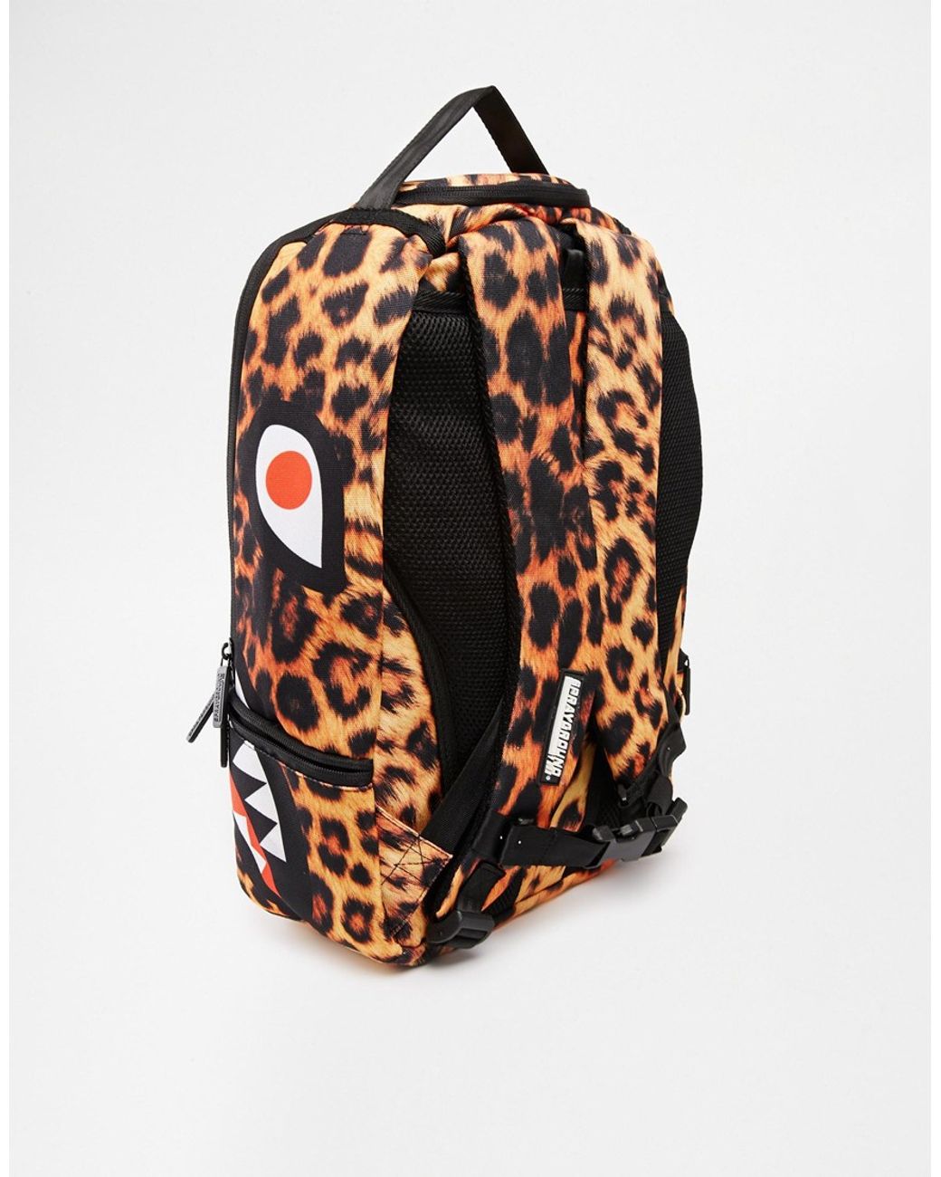 Sprayground leopard top shark backpack