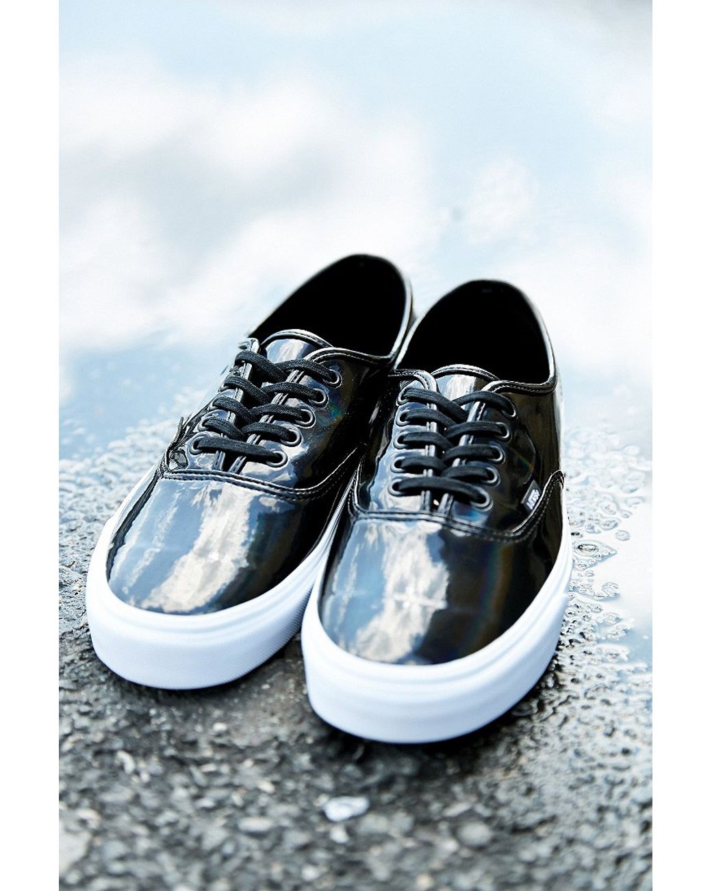 Vans Authentic Patent Leather Sneaker in for | Lyst