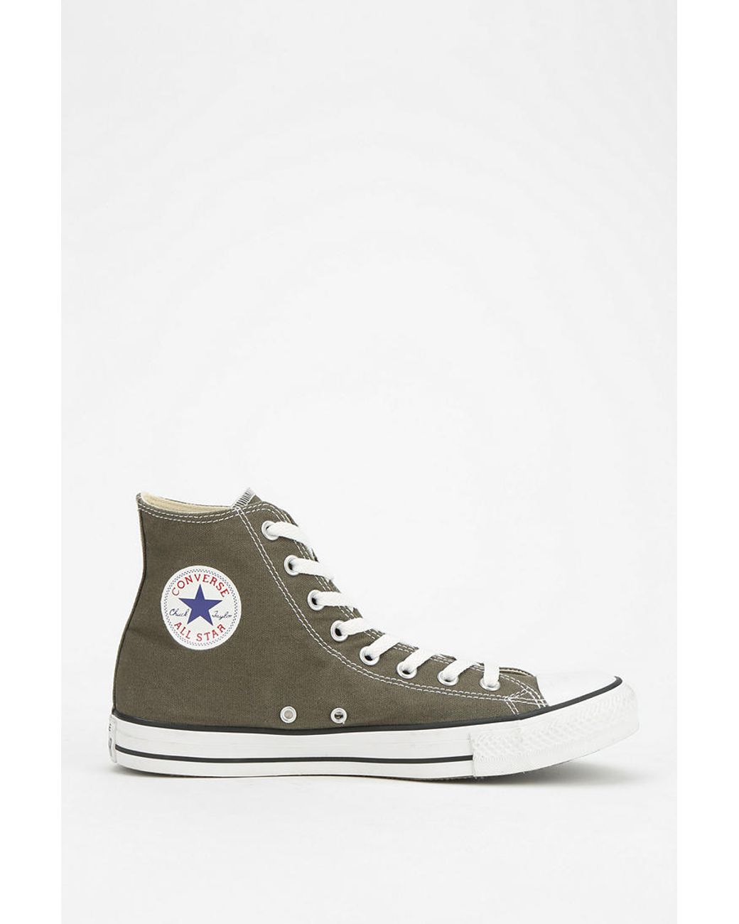 Converse Chuck Taylor All Star Womens Hightop Sneaker in Green | Lyst